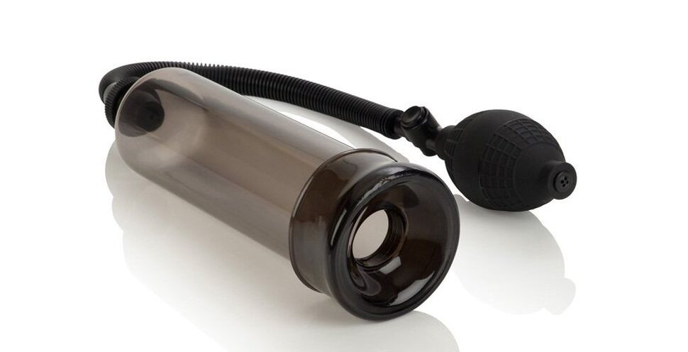 Vacuum pump to increase the thickness of the penis